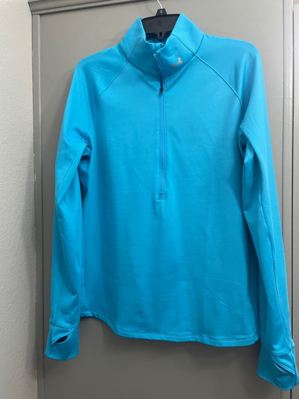 Under Armour Turquoise Quarter-Zip Performance Pullover
